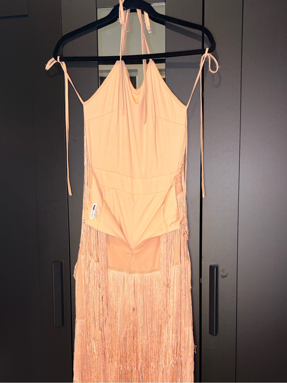 Pink Fringe Romper - Picture 4 of 8